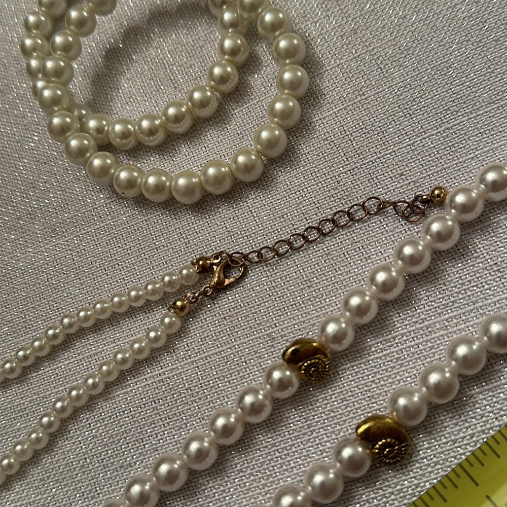 Lot of nautical faux, pearls jewelry - Picture 6 of 7